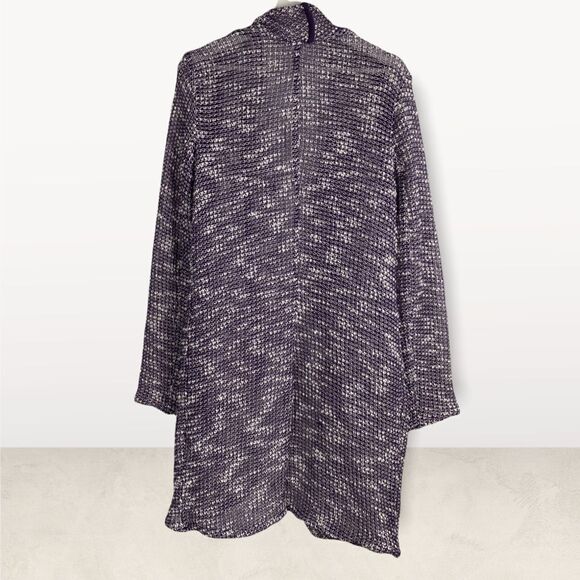 Fabletics Purple Moscow Duster Wrap Cardigan size Medium - Picture 4 of 9